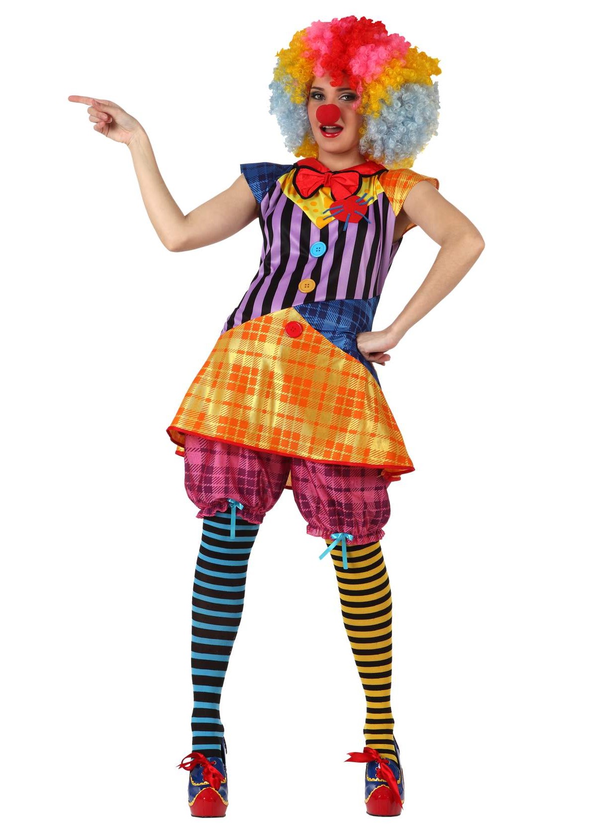 Costume Adulte Clown Femme Taille M/L et XL