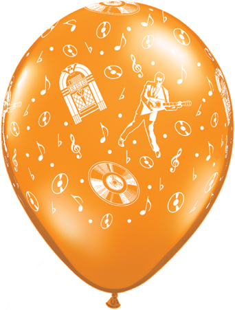 Ballon Qualatex Assortis Th&egrave;me Mardi Gras 11 (28cm) Poche de 25 Ballons