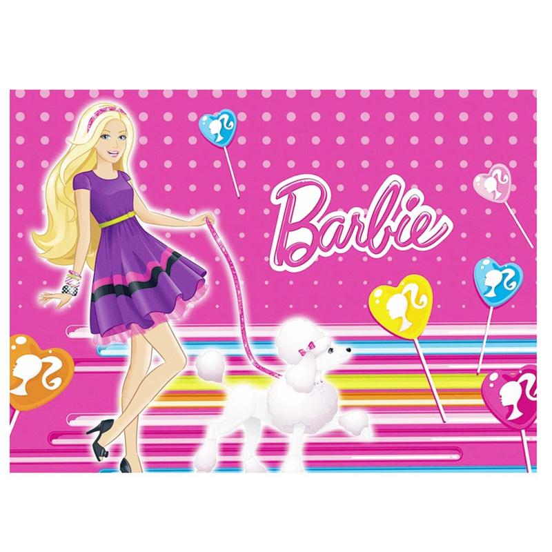 Nappe Pliée 120 X 180  Barbie   MATTEL