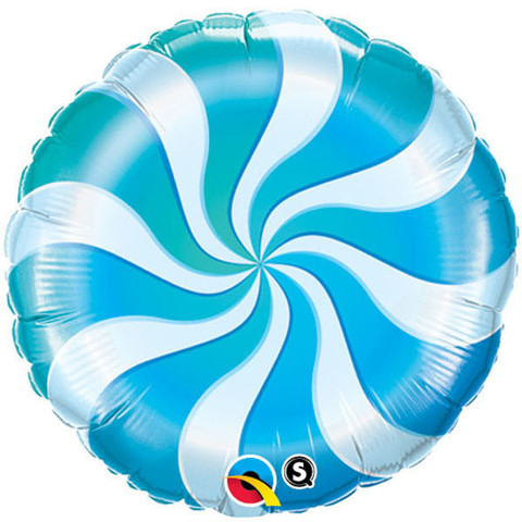 Ballon Alu  Bonbon 45cm Bleu