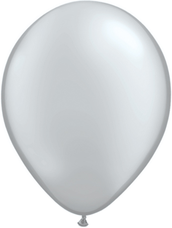 Ballons Qualatex Argent Silver  5 "(12cm)