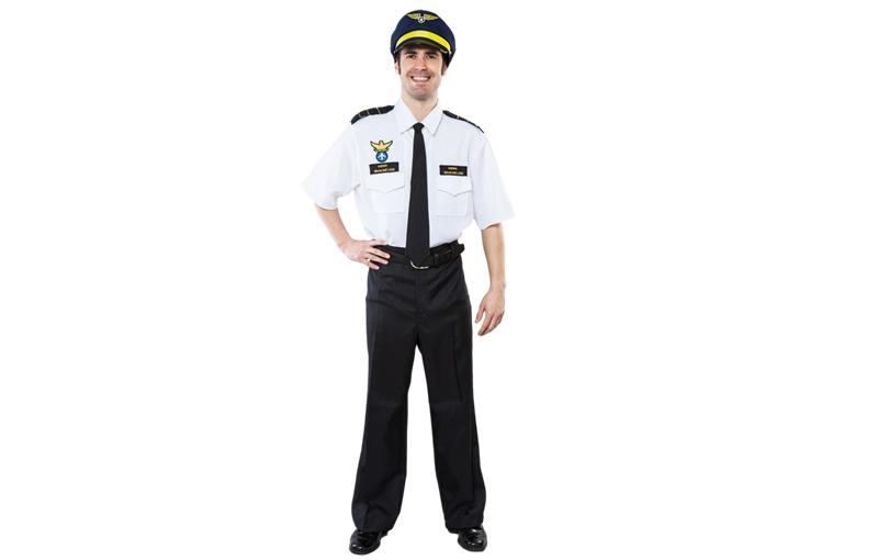 Costume Adulte Pilote D&#039;Avion Taille Unique