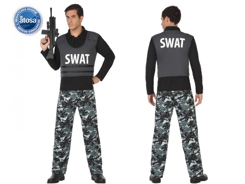 Costume Adulte  Polici&egrave;r SWAT Taille M/L et  XL