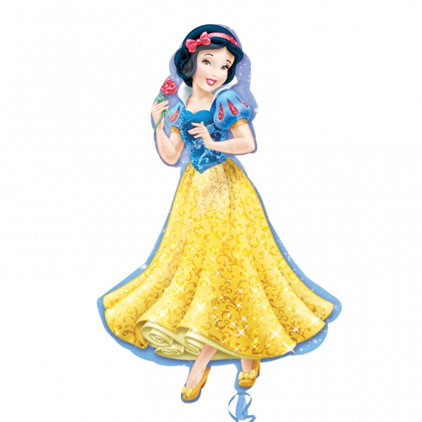 Ballon Alu forme de Princesse Blanche Neige 60X93 cm