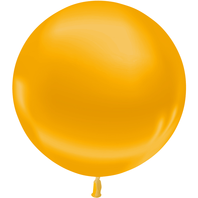 Ballon Latex Rond 80 cm 3' OR métallisé  Qualité Professionnelle