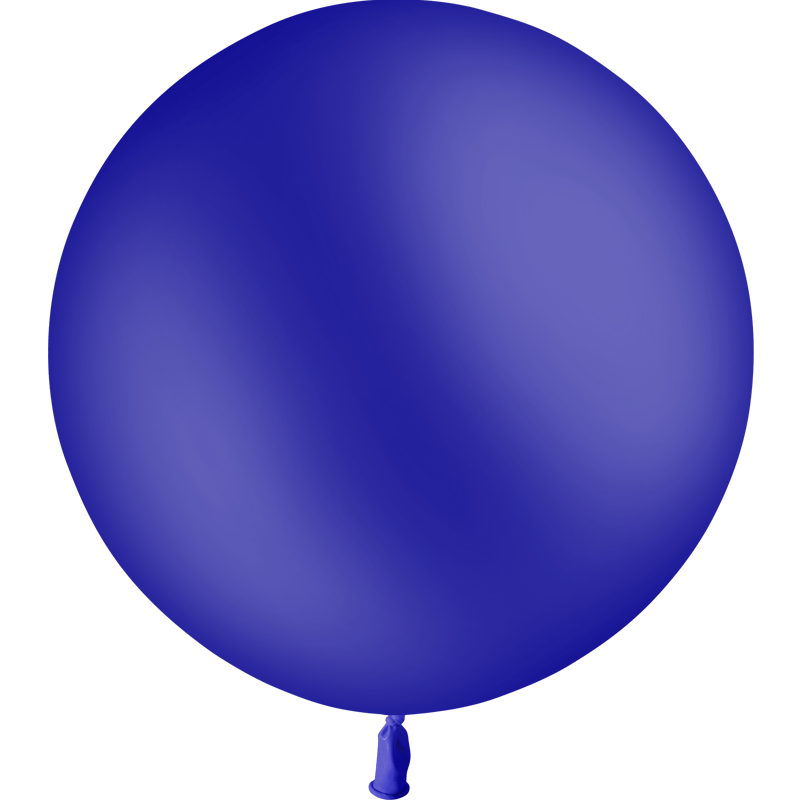 Ballon Latex Rond 90 cm 3&#039; Bleu Marine Qualit&eacute; Professionnelle