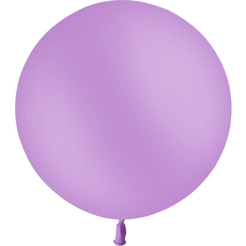 Ballon Latex Rond 90 cm 3&#039; Lilas Qualit&eacute; Professionnelle