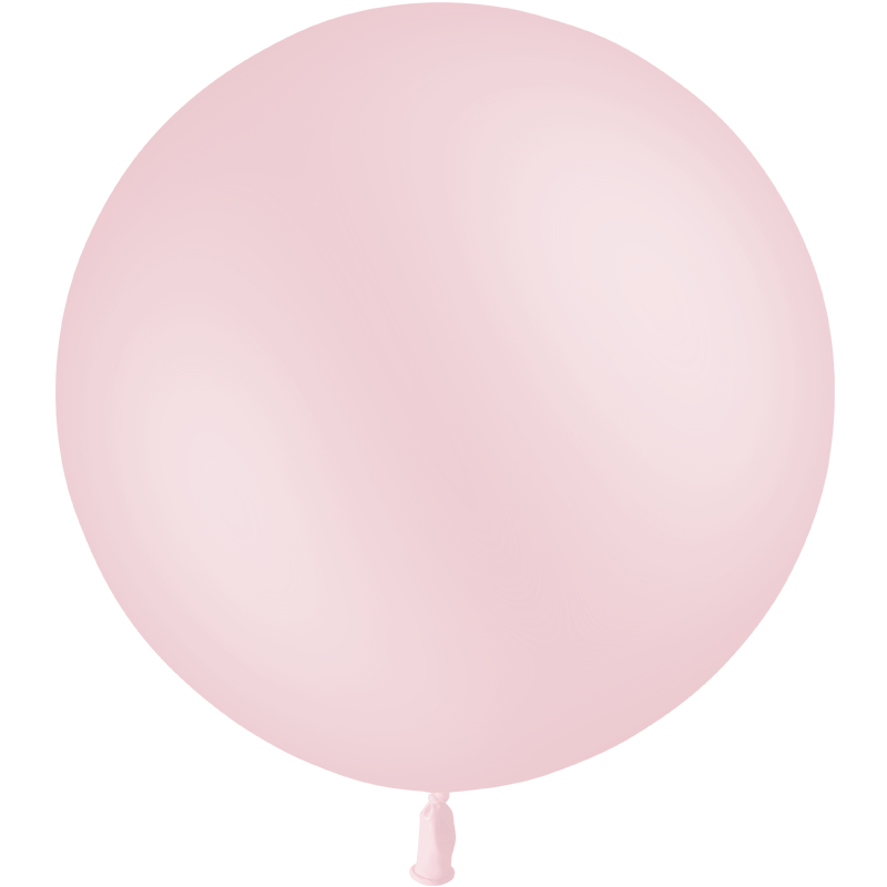 Ballon Latex Rond 90 cm 3&#039; Rose Bebe  Qualit&eacute; Professionnelle