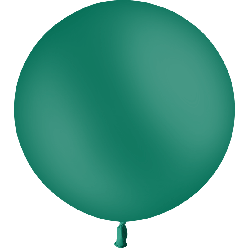 Ballon Latex Rond 90 cm 3&#039; Vert Foret Qualit&eacute; Professionnelle