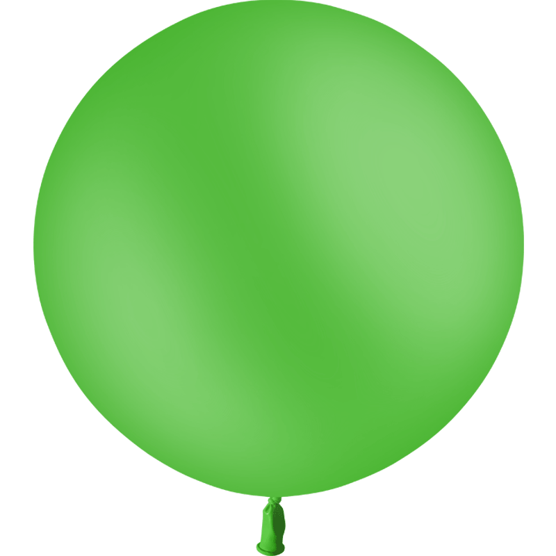 Ballon Latex Rond 90 cm 3&#039; Vert Qualit&eacute; Professionnelle