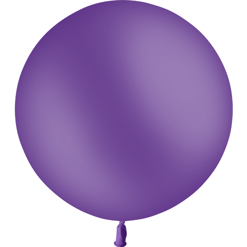Ballon Latex Rond 90 cm 3&#039; Violet Qualit&eacute; Professionnelle