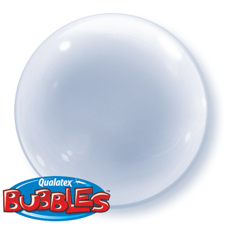 Ballon Single Deco Bubble Transparent 20" (50cm) à l'unité