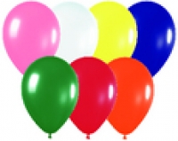 Ballons BWS Assortis STANDARD 5" (12cm) poche de 100 ballons