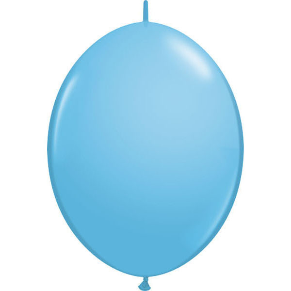Ballons Qualatex Quicklink Pale Blue en poche de 50 Ballons 12" (30cm)