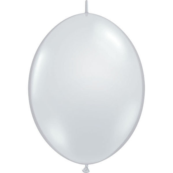 Ballons Qualatex Quicklink  Transparent (Diamond Clear)    en poche de 50 Ballons 12 (30cm)