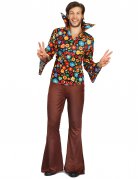 Costume Adulte Hippie Homme Taille L