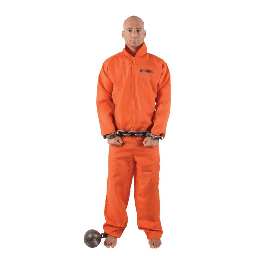 Costume Adulte Prisonnier Am&eacute;ricain  Taille Unique
