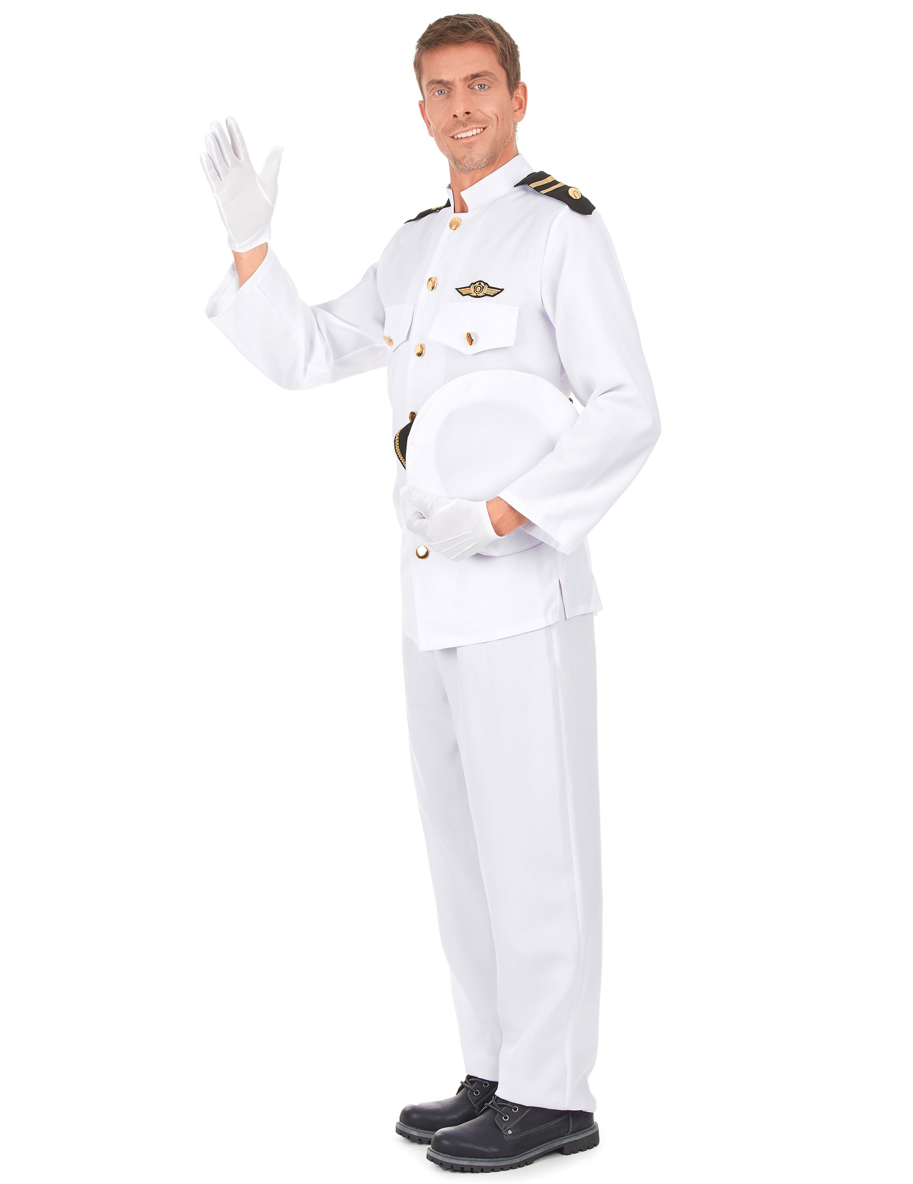 Costume Adulte de Capitaine de Vaisseau Taille M/L ou XL