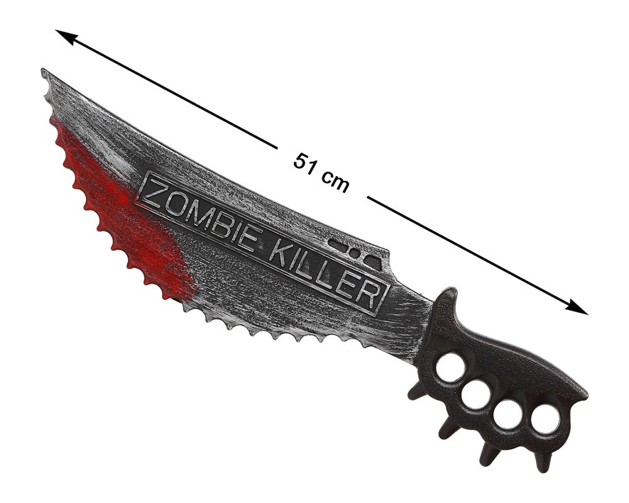 Couteau Poing Am&eacute;ricain  Zombie Killer 51 cm