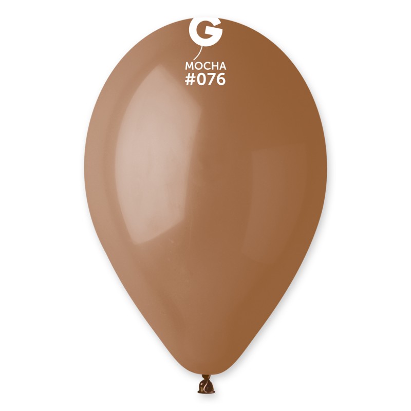 Ballon GEMAR 12&#039;&#039; 30 cm MOKA  en poche de 50 ballons