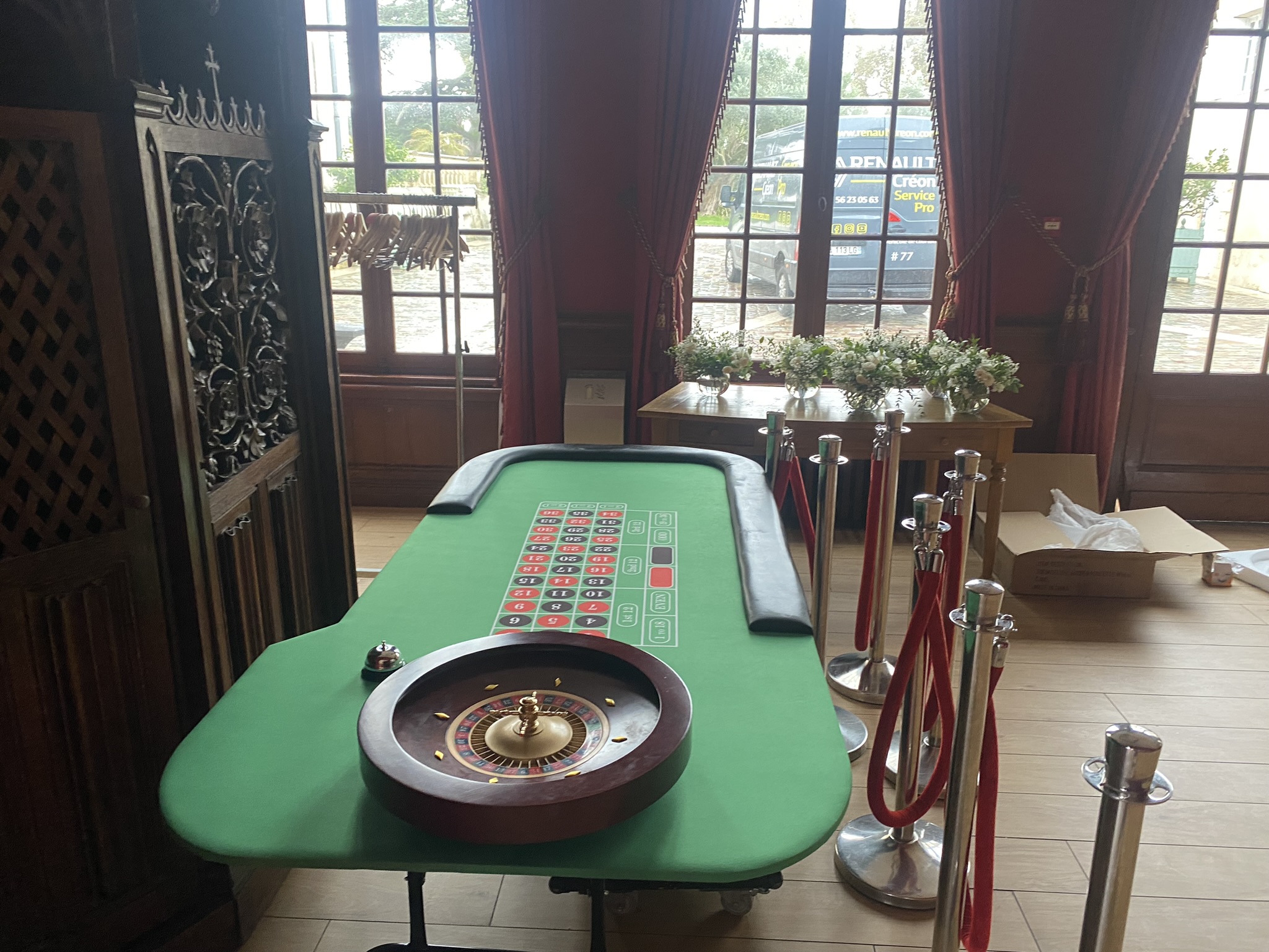 Location Table de Roulette Casino avec Croupier