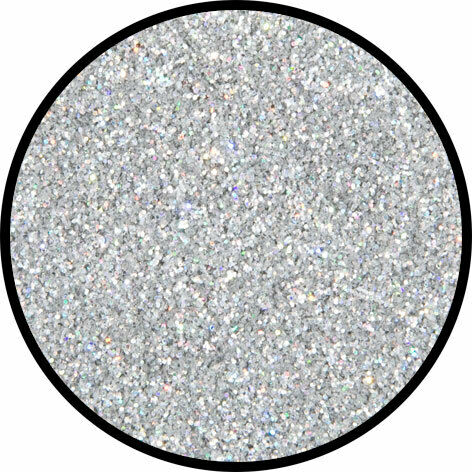 Paillettes Glitter Hologram Argent en pot de 6gr  Eulenspiegel