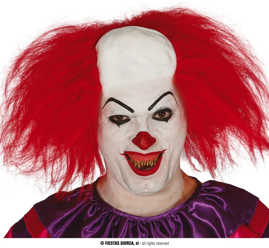 Perruque Clown Maléfique  Adulte Halloween
