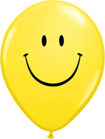 Ballons Qualatex 11 Jaune Smile Face