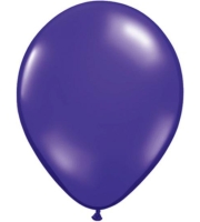 Ballons Qualatex 5 " rond Quartz Purple Poche de 100