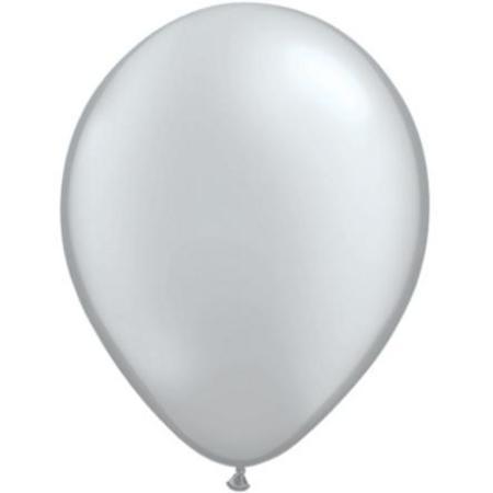 Ballons Qualatex Gris Rond 5" 12 cm   poche de 100 Ballons