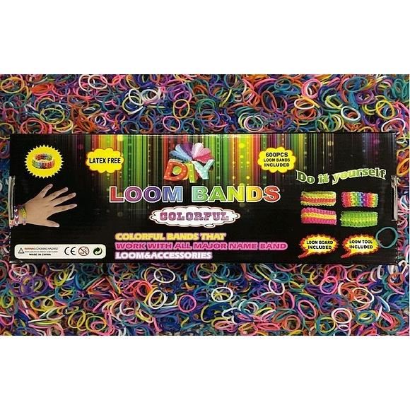Kit pour fabriquer les bracelets &eacute;lastique ( machine + 600 &eacute;lastiques)