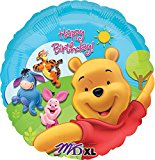 Ballon Alu Rond Winnie the Pooh   Happy Birthday 