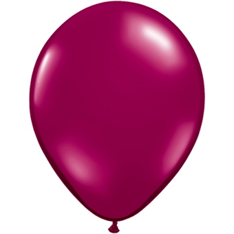 Ballons Qualatex sparkling burgundy 5 "(12.5cm)  en Poche de 100