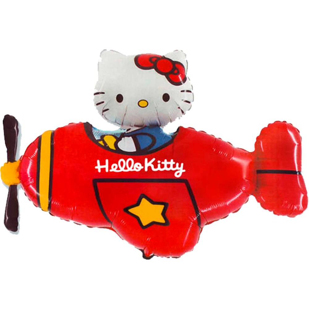 Hello Kitty dans son Avion Rouge