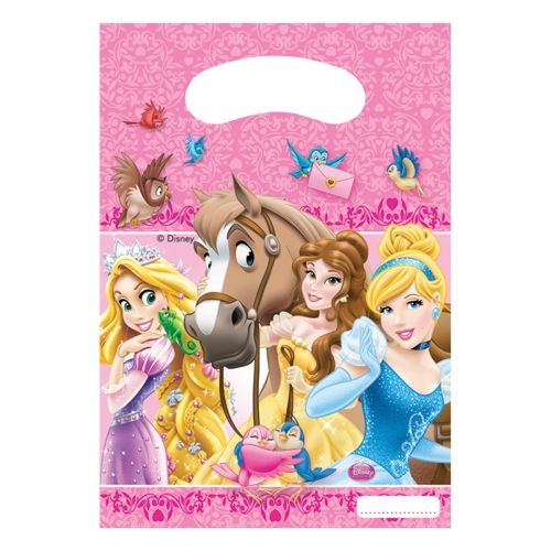 6 Sachets Cadeaux Princesses Disney