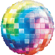 Disco Ball Holographic UltraShape