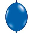 Ballons Qualatex Quicklink Bleu Saphire  en poche de 50 Ballons 12" (30cm)