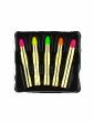 5 Crayons de maquillage fluo spécial Néon lumière noire