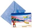 6 Cartes d'invitations + enveloppes " Peter Pan "  DISNEY