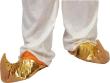Sur-chaussures orientales dorées Taille Unique