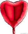 Ballon Alu Coeur Rouge Grabo 18'' 46cm