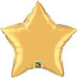 Solid colour star Gold  20"