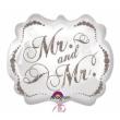 Ballon Alu Message  "MR and MR"