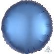 Ballon Alu Rond 18'' 45 cm Anagram Satin Luxe Azure