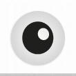 Ballon GEMAR Blanc impression yeux 5\" (12.5cm)  topprint\" Poche de 100 Ballons