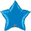 Solid colour star Sapphire blue 20"