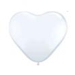 Ballons BWS pour modeling et sculpture Blanc en COEUR  30 cm (12") poche de 100