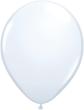Ballons Qualatex Blanc "Withe" 5" (12cm) poche de 100 ballons