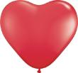 Ballons Qualatex pour modeling et sculpture Rouge (Red) en Coeur 15cm (6")