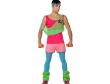 Costume Adulte  de Gymnaste Homme Fluo Taille XL